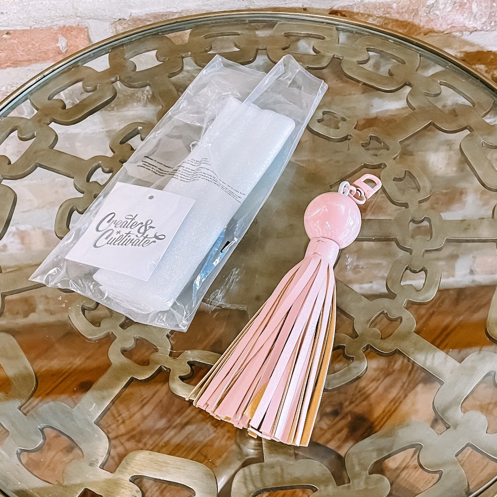 NWT Charging Tassel Keychain